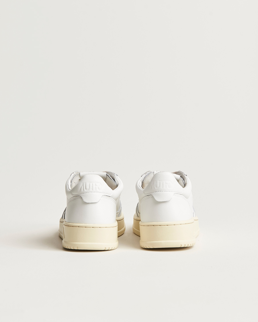 Herr | Sneakers | Autry | Medalist Low Super Soft Goat Leather Sneaker White