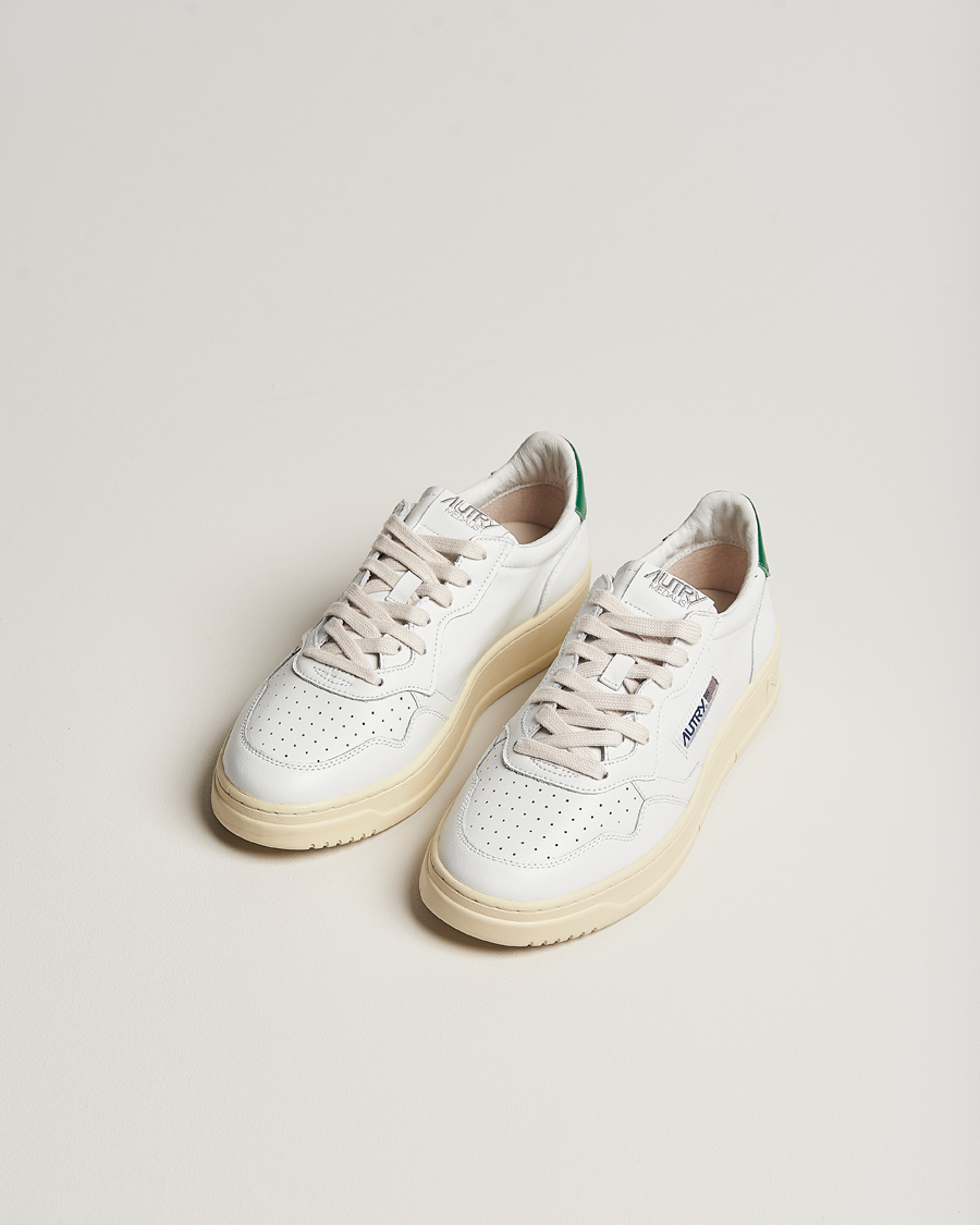Herr |  | Autry | Medalist Low Leather Sneaker White/Green