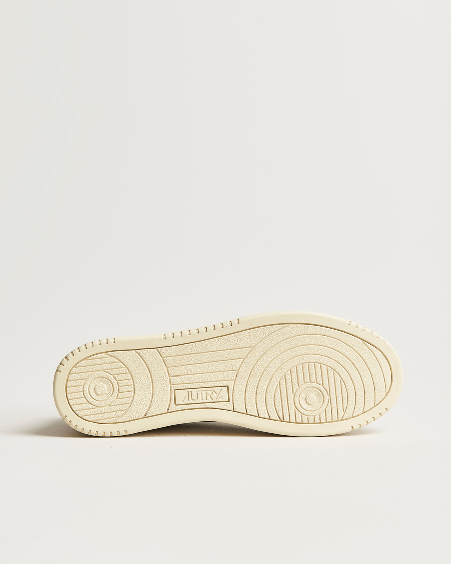 Herr | Autry Medalist Low Leather/Suede Sneaker White/Green | Autry | Medalist Low Leather/Suede Sneaker White/Green