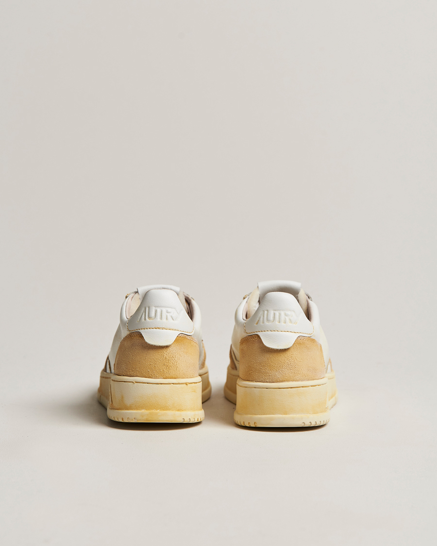 Herr | Autry Super Vintage Low Leather/Suede Sneaker Leat White | Autry | Super Vintage Low Leather/Suede Sneaker Leat White