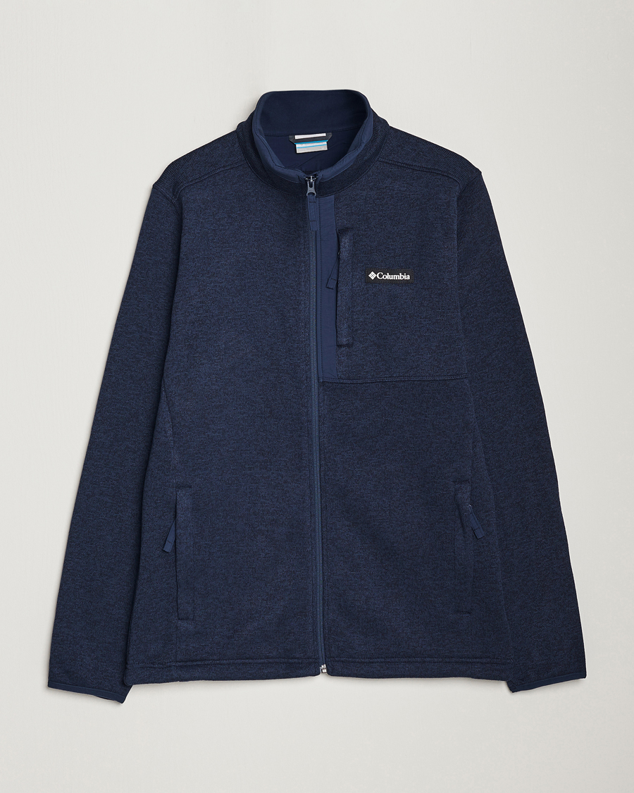 Herr | Tröjor | Columbia | Sweater Weather Full Zip Fleece Collegiate Navy