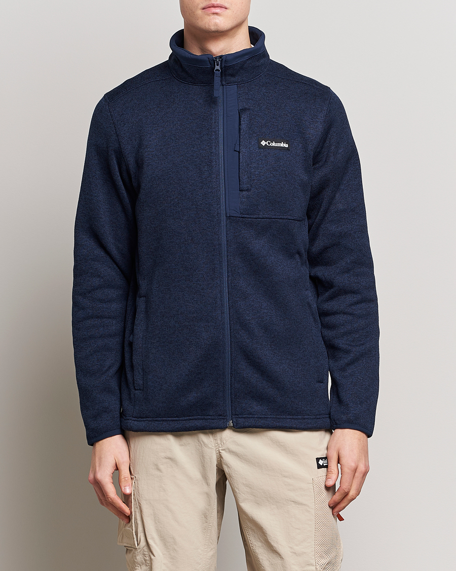 Herr | Tröjor | Columbia | Sweater Weather Full Zip Fleece Collegiate Navy