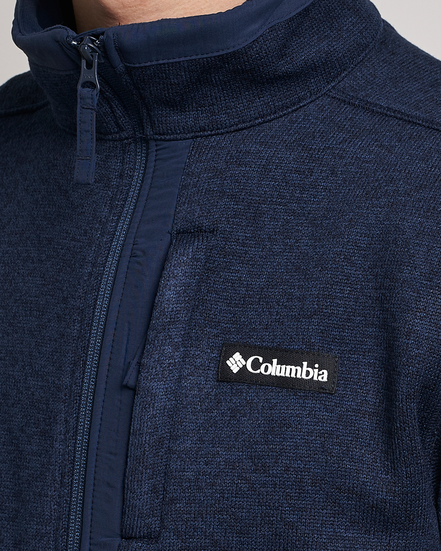 Herr | Tröjor | Columbia | Sweater Weather Full Zip Fleece Collegiate Navy
