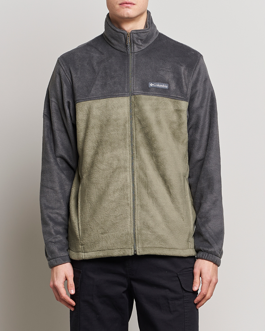 Herr | Fleecetröjor | Columbia | Steens Mountain Full Zip 2.0 Fleece Shark/Stone Green