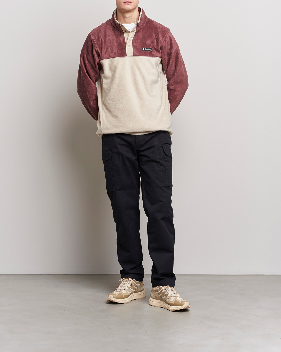 Herr | Tröjor | Columbia | Steens Mountain Half Snap 2.0 Fleece Light Raisin