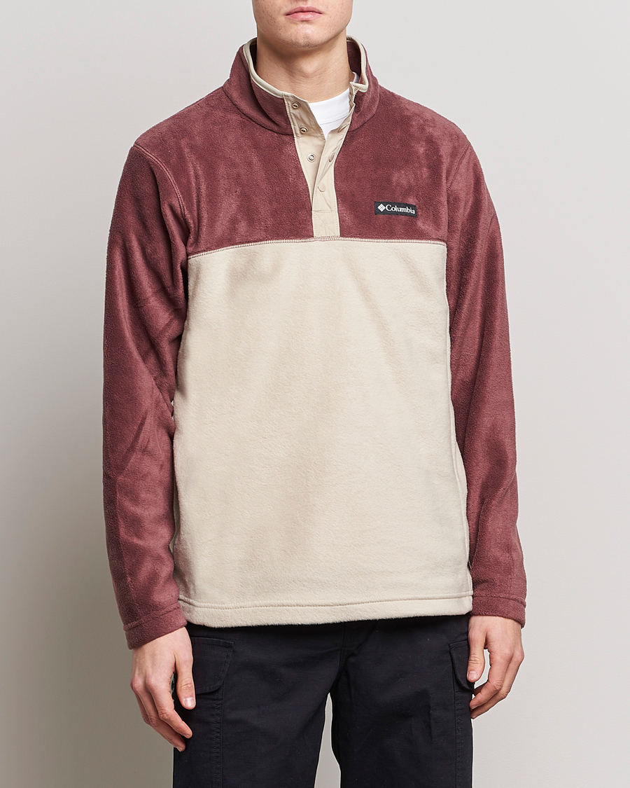Herr | Tröjor | Columbia | Steens Mountain Half Snap 2.0 Fleece Light Raisin