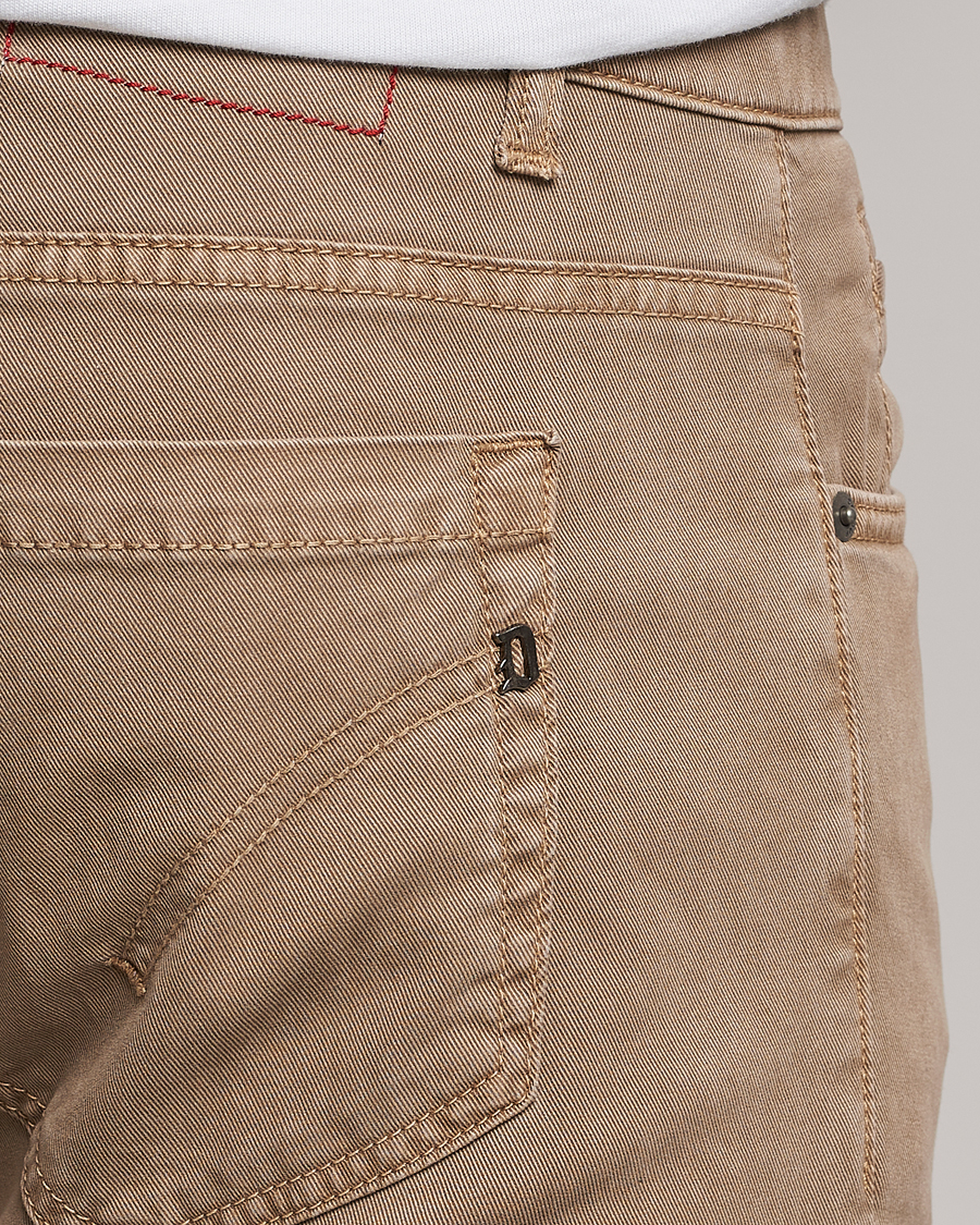 Herr | Byxor | Dondup | George Gabardine 5-Pocket Khaki