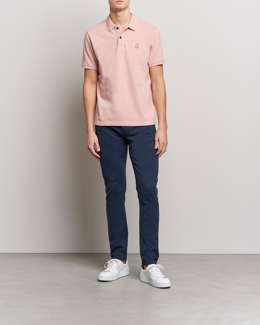 Herr | Byxor | Dondup | George Gabardine 5-Pocket Navy