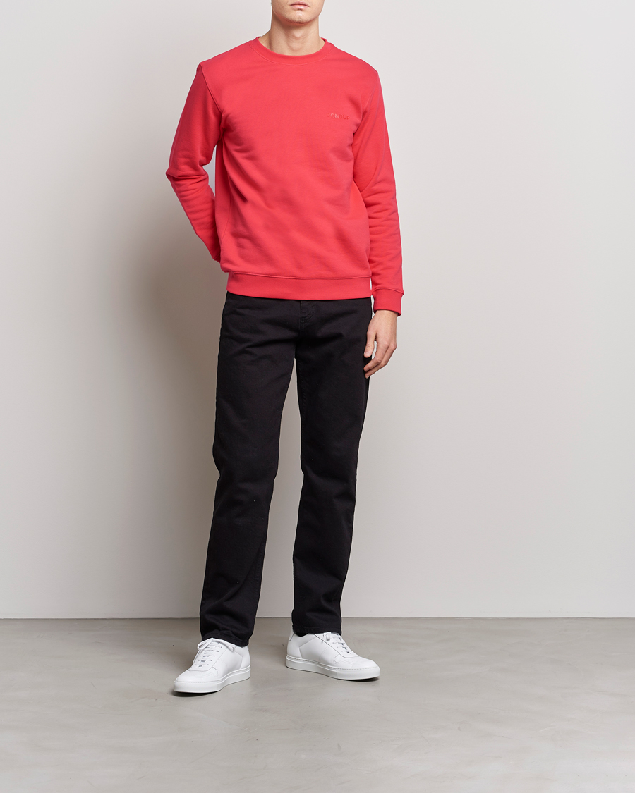 Herr | Tröjor | Dondup | Logo Sweatshirt Coral
