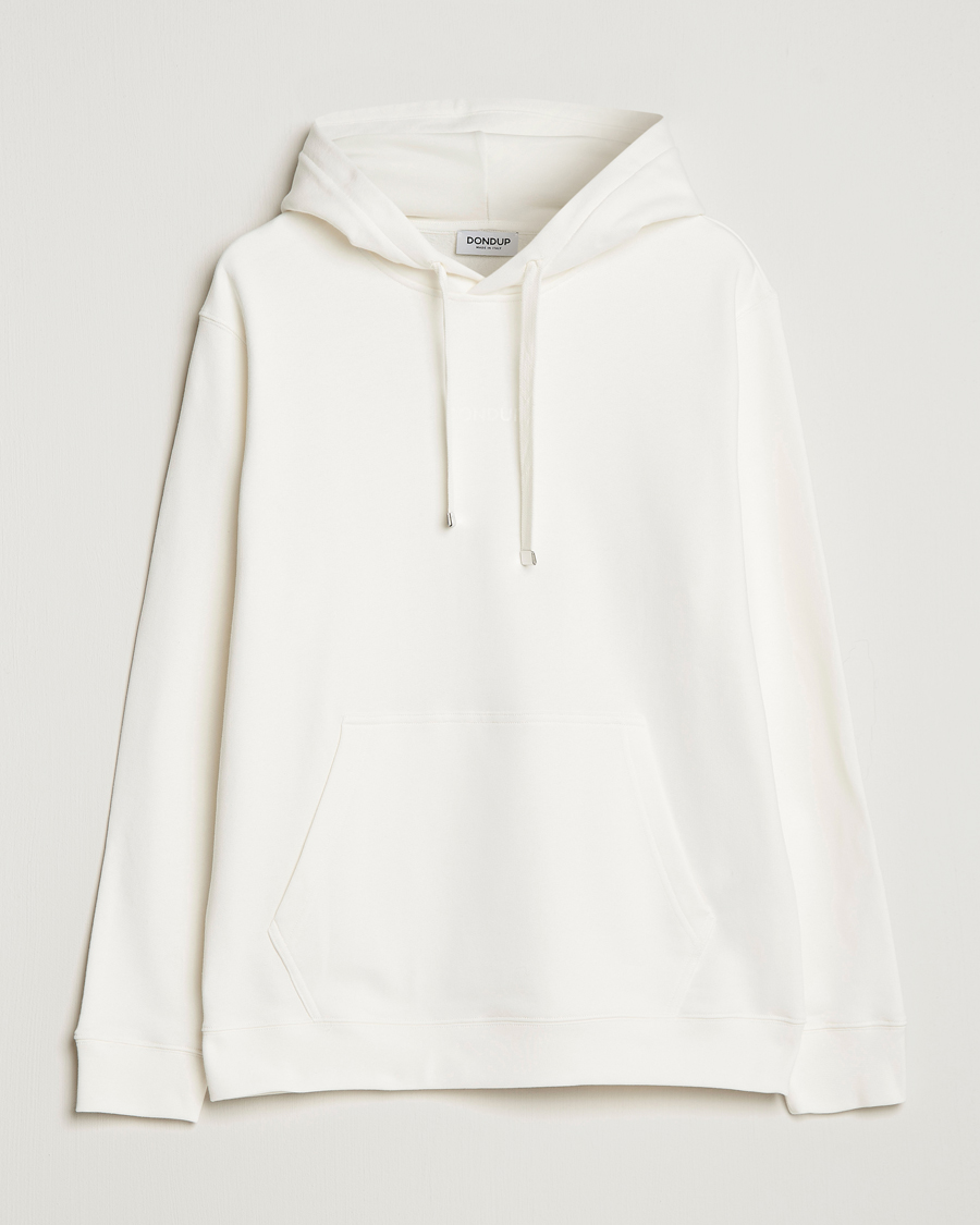 Herr | Tröjor | Dondup | Logo Hoodie White