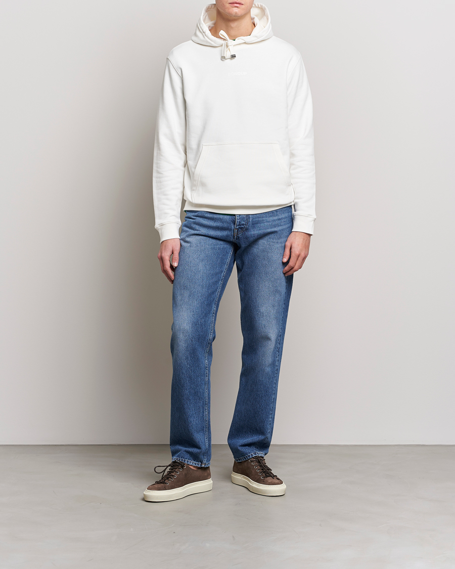 Herr | Tröjor | Dondup | Logo Hoodie White