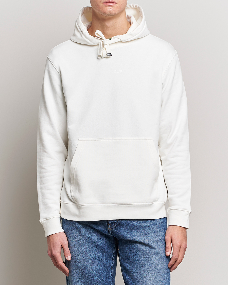 Herr | Tröjor | Dondup | Logo Hoodie White