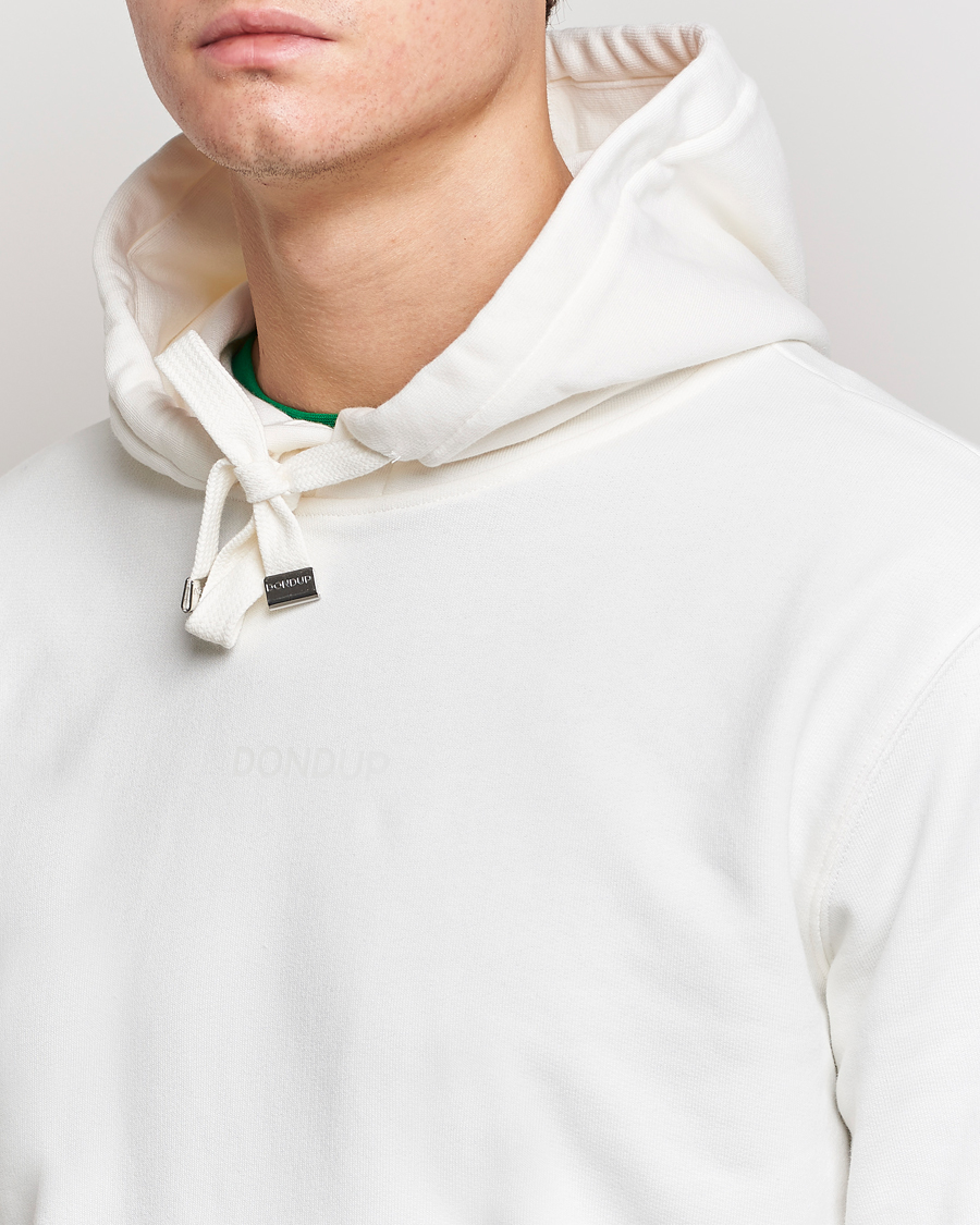 Herr | Tröjor | Dondup | Logo Hoodie White