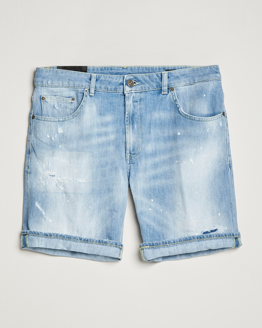 Herr | Shorts | Dondup | Derick Bull Denim Shorts Light Blue