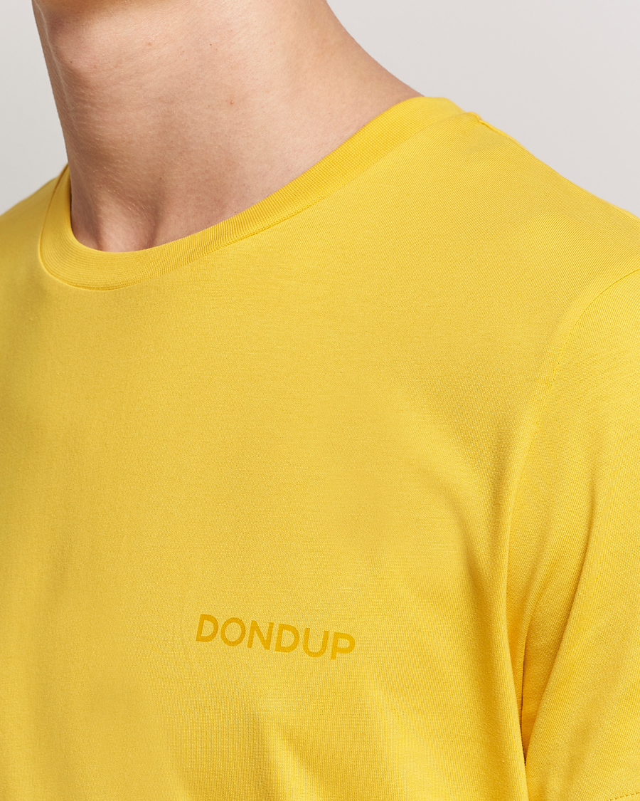 Herr | T-Shirts | Dondup | Crew Neck Tee Yellow
