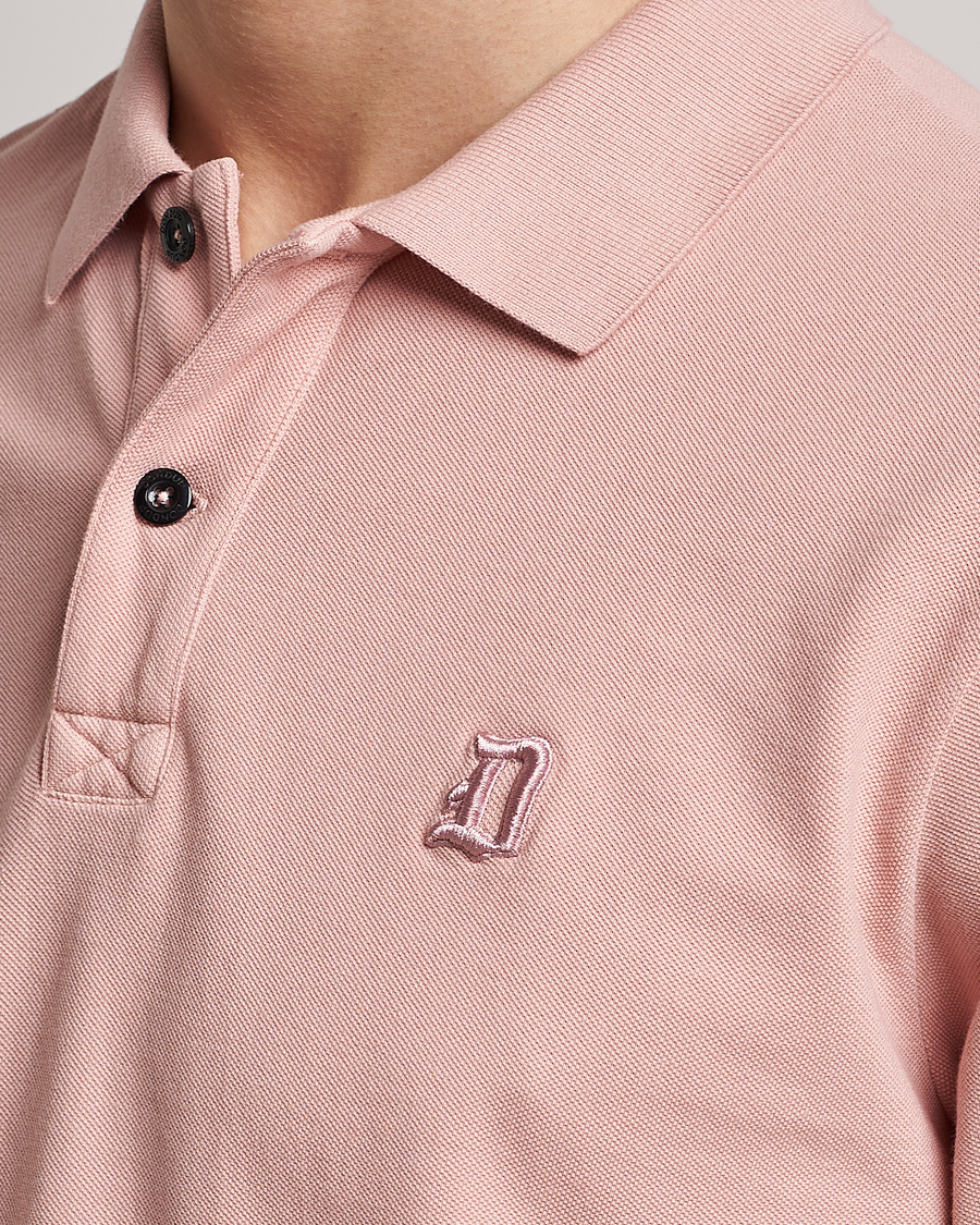 Herr | Pikéer | Dondup | Cotton Pique Pink