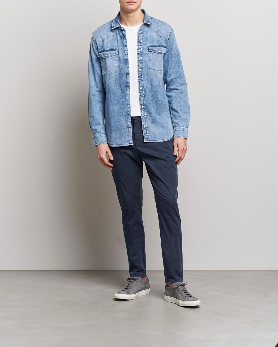 Herr | Byxor | Dondup | Joe Chino Navy