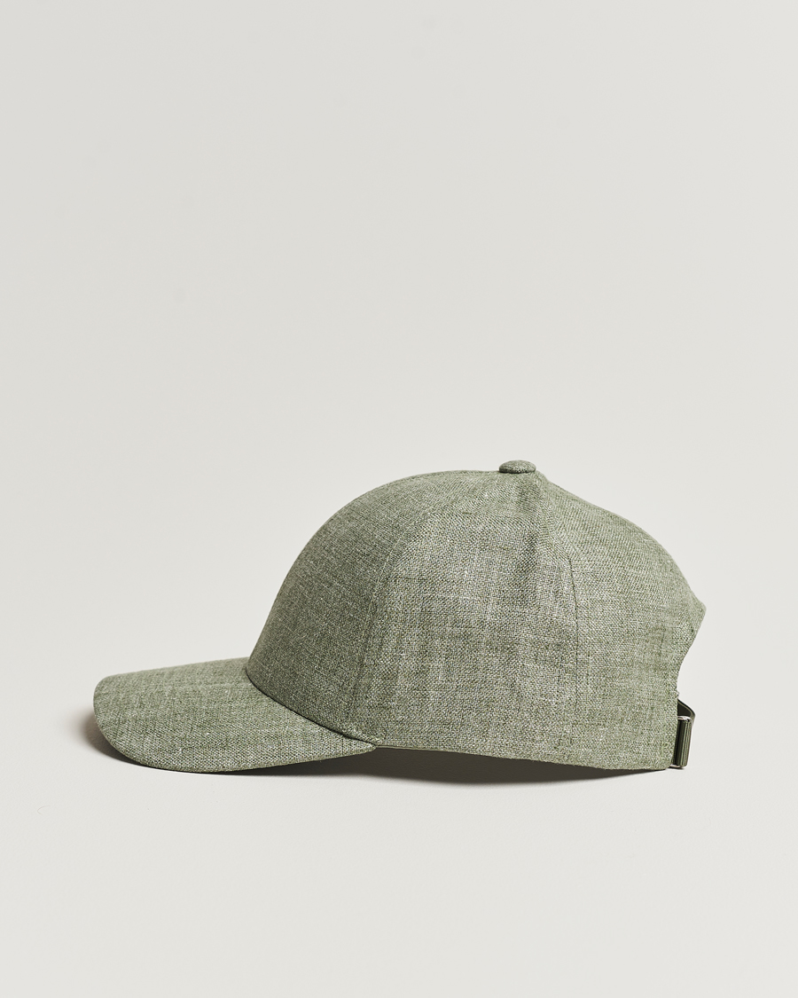 Herr |  | Varsity Headwear | Linen Baseball Cap Pistachio Green
