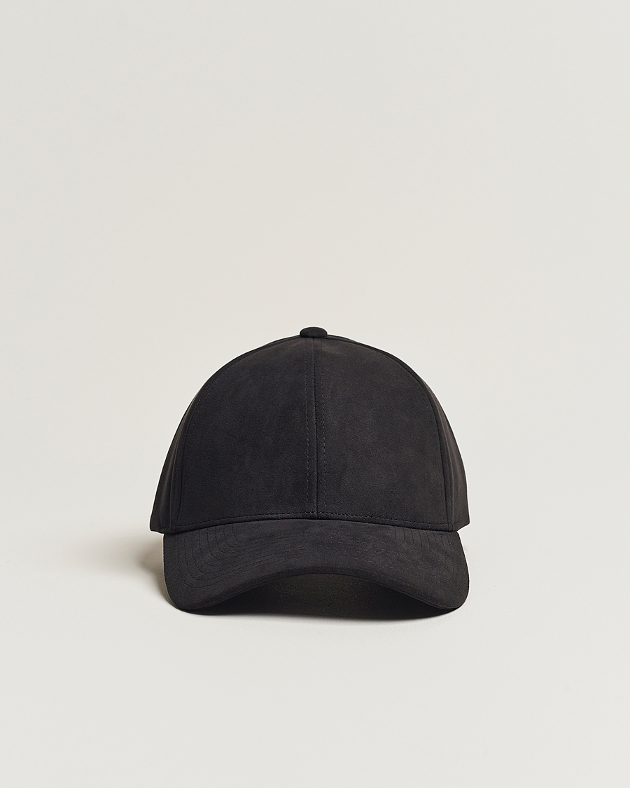 Herr | Varsity Headwear Alcantara Baseball Cap Notte Black | Varsity Headwear | Alcantara Baseball Cap Notte Black