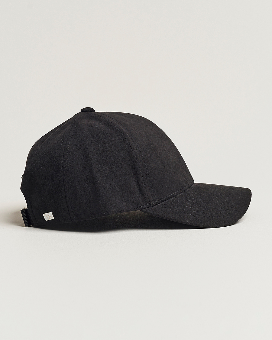 Herr | Varsity Headwear Alcantara Baseball Cap Notte Black | Varsity Headwear | Alcantara Baseball Cap Notte Black