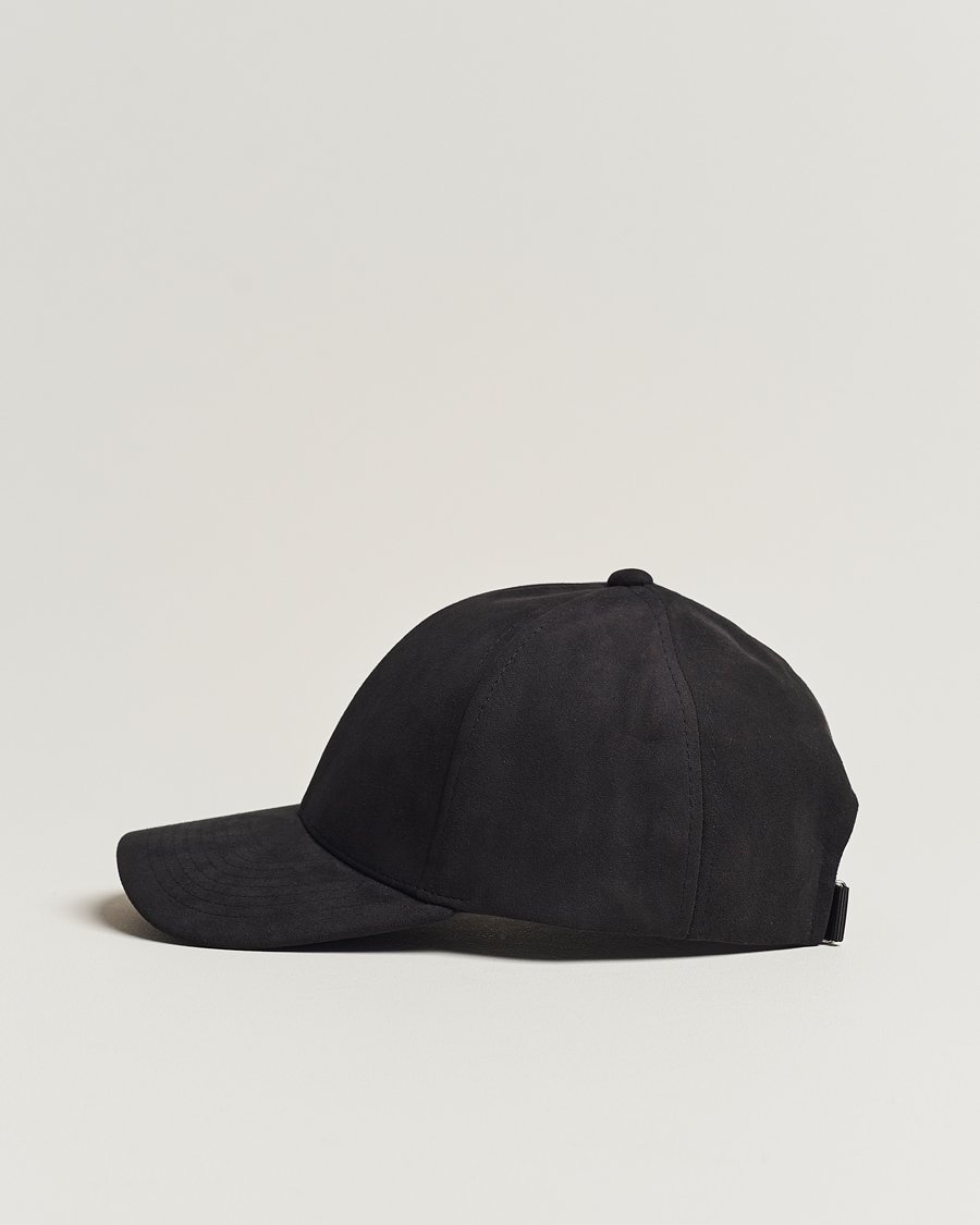 Herr | Varsity Headwear Alcantara Baseball Cap Notte Black | Varsity Headwear | Alcantara Baseball Cap Notte Black