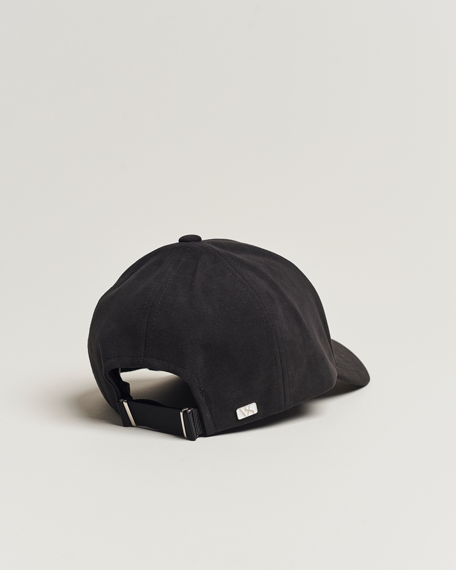 Herr | Varsity Headwear Alcantara Baseball Cap Notte Black | Varsity Headwear | Alcantara Baseball Cap Notte Black
