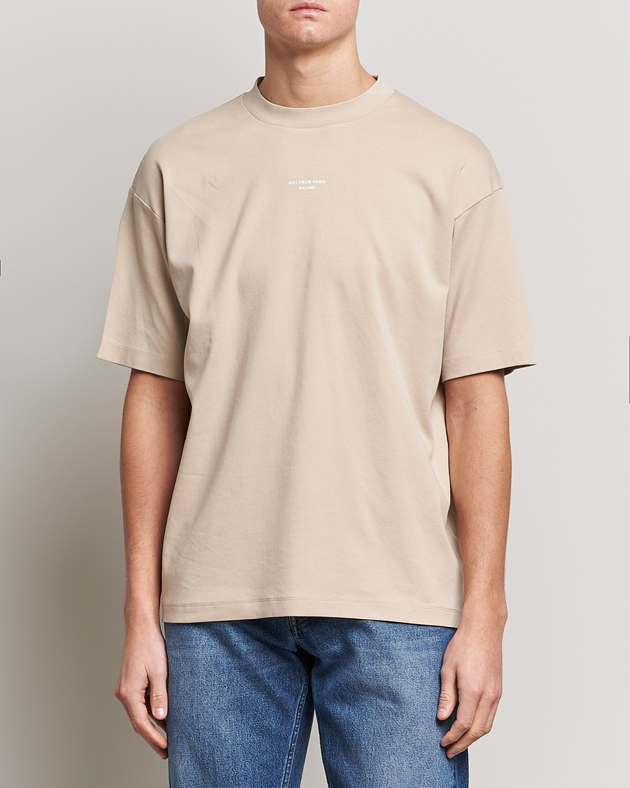 Herr | T-Shirts | Drôle de Monsieur | Classic NFPM T-Shirt Beige