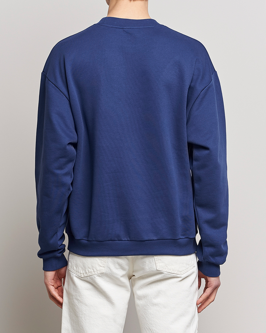 Herr | Tröjor | Drôle de Monsieur | Vignes Embroidered Sweatshirt Navy
