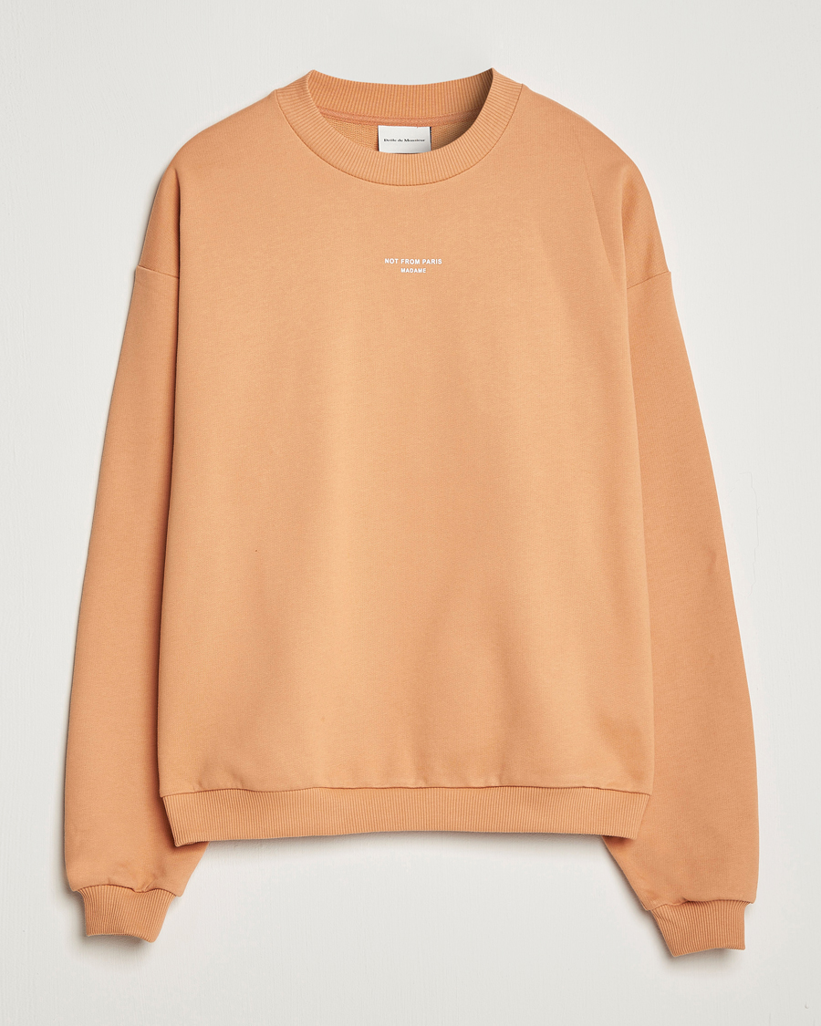 Herr | Tröjor | Drôle de Monsieur | Classic NFPM Sweatshirt Peach