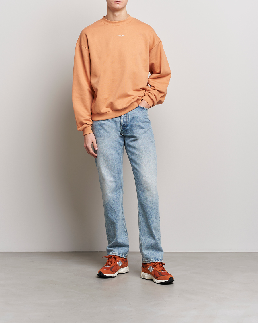Herr | Tröjor | Drôle de Monsieur | Classic NFPM Sweatshirt Peach