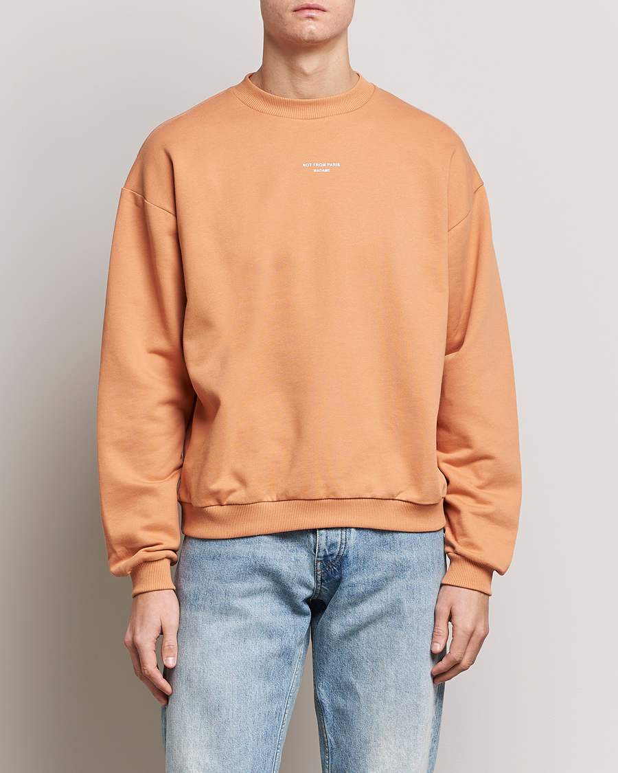 Herr | Tröjor | Drôle de Monsieur | Classic NFPM Sweatshirt Peach