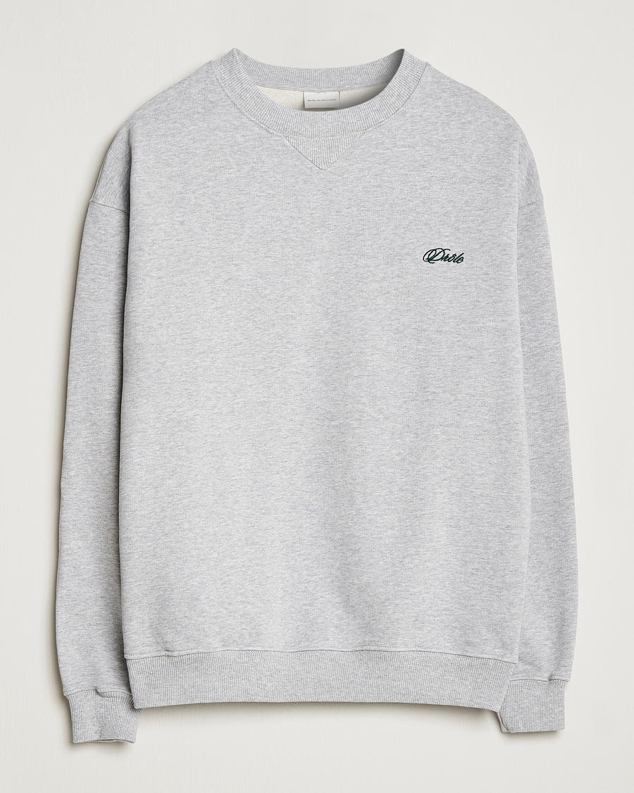Herr | Tröjor | Drôle de Monsieur | Signature Sweatshirt Light Grey