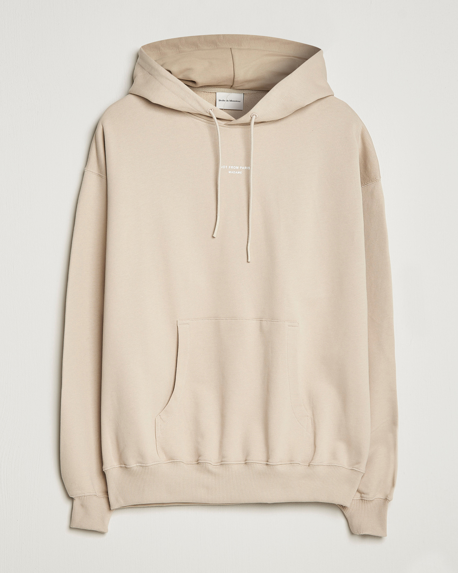 Herr | Tröjor | Drôle de Monsieur | Classic NFPM Hoodie Beige