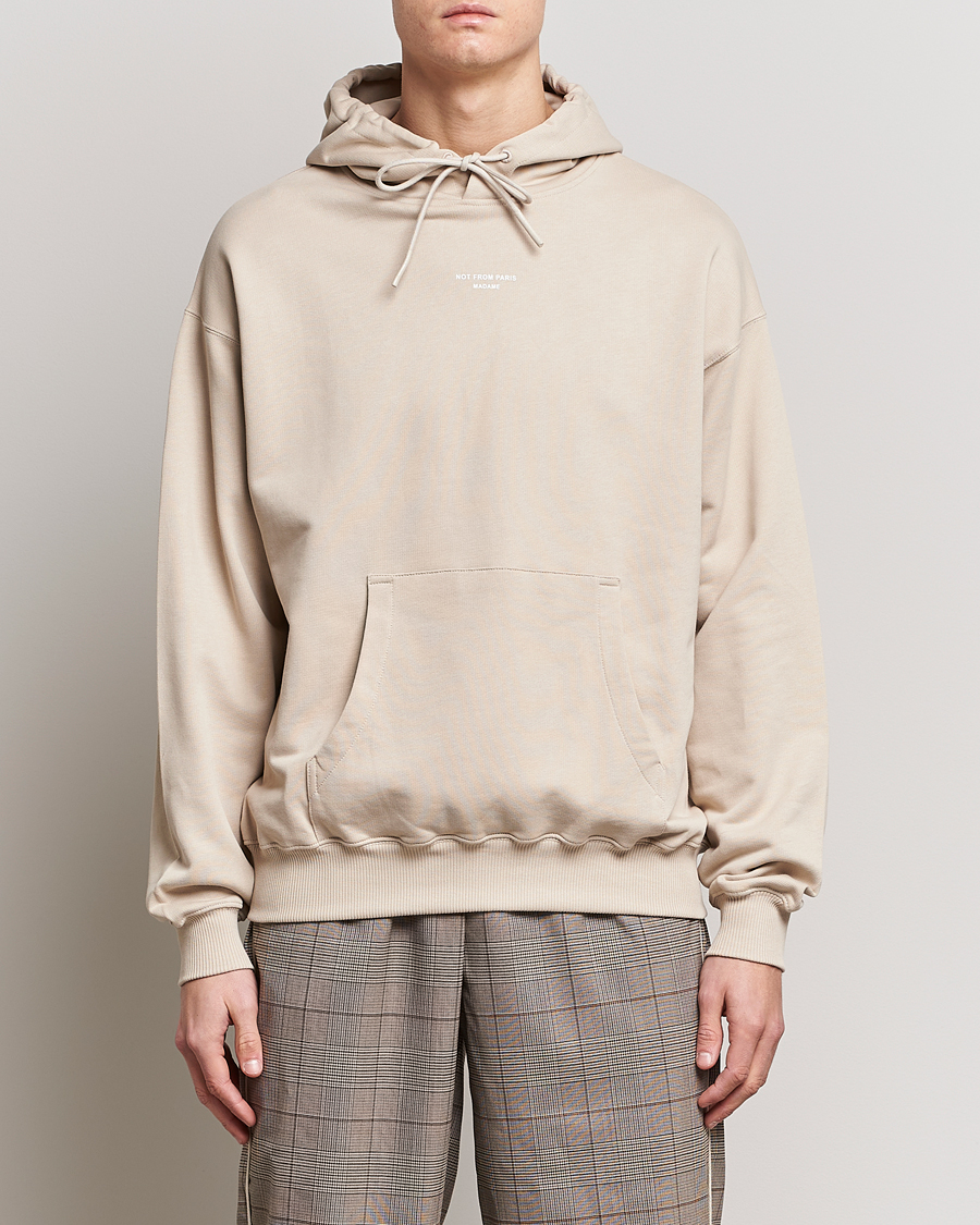 Herr | Tröjor | Drôle de Monsieur | Classic NFPM Hoodie Beige