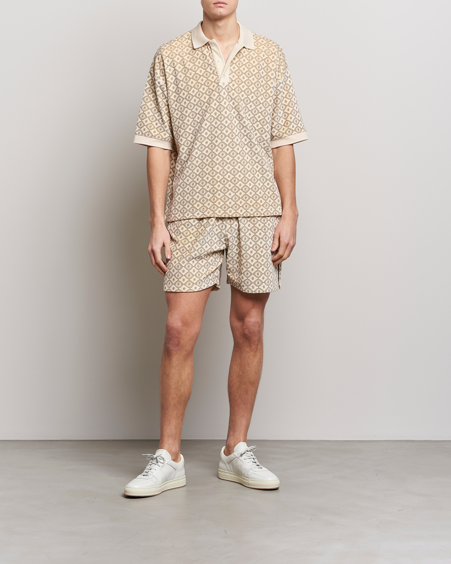 Herr | Pikéer | Drôle de Monsieur | Monogram Terry Polo Off White
