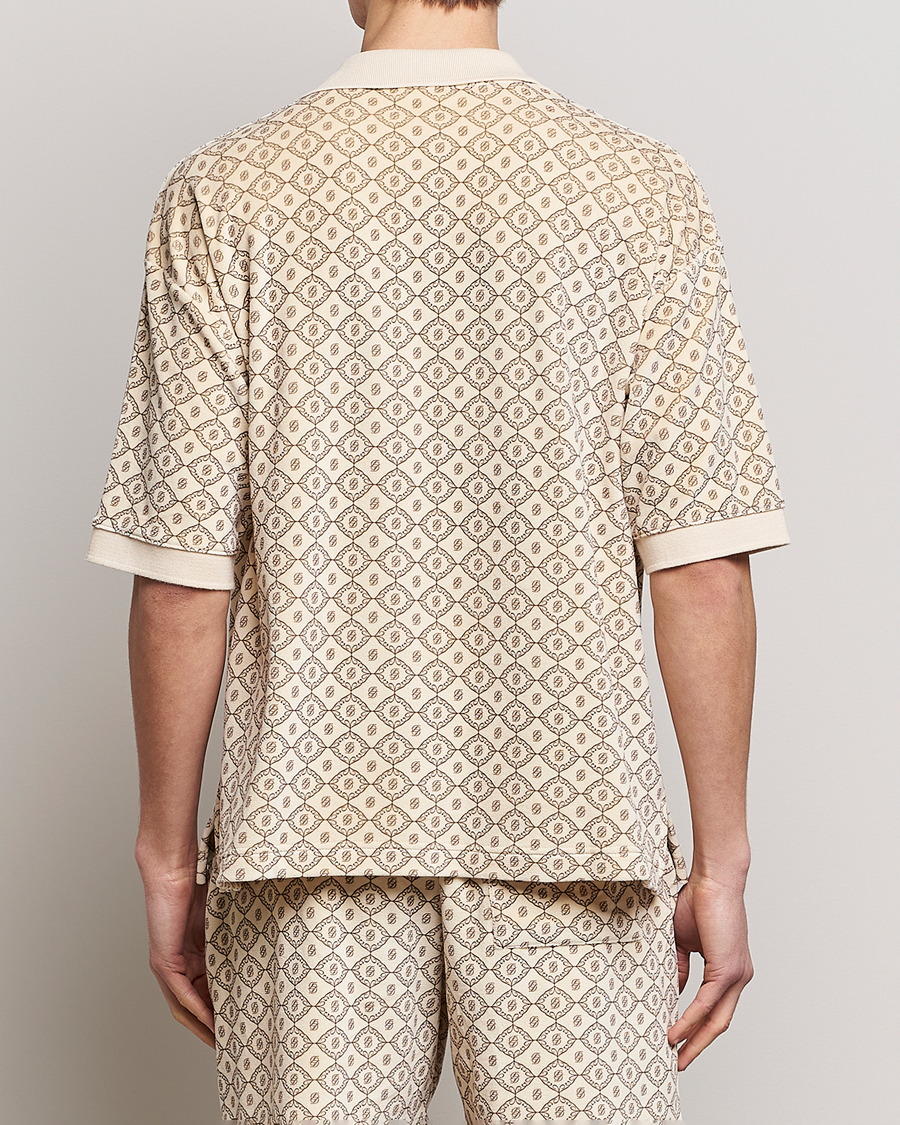 Herr | Pikéer | Drôle de Monsieur | Monogram Terry Polo Off White