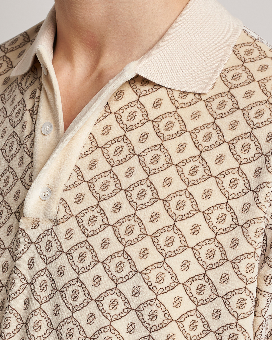 Herr | Pikéer | Drôle de Monsieur | Monogram Terry Polo Off White
