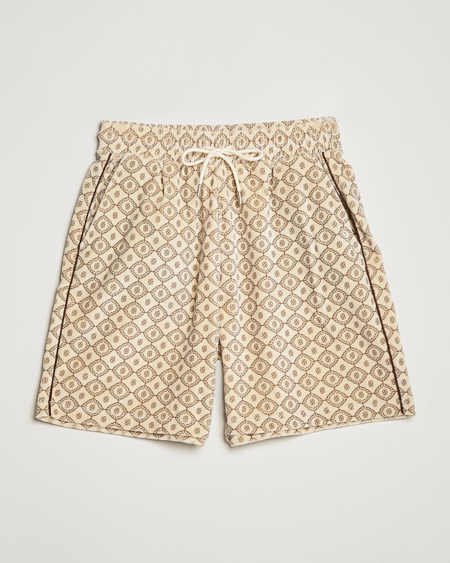 Herr | Shorts | Drôle de Monsieur | Monogram Terry Shorts Off White