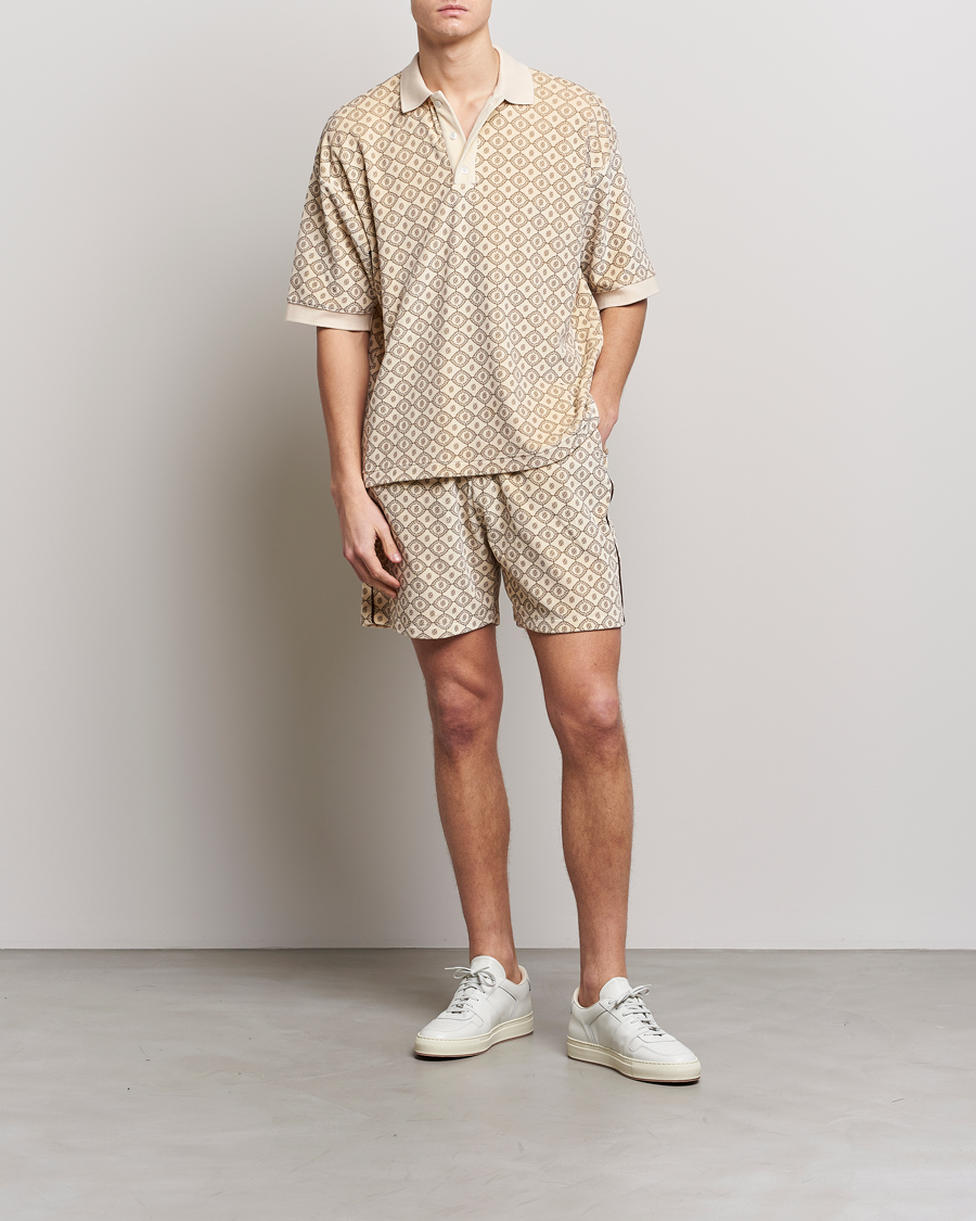 Herr | Shorts | Drôle de Monsieur | Monogram Terry Shorts Off White