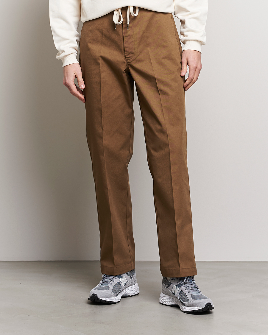 Herr | Byxor | Drôle de Monsieur | Twill Pants Brown