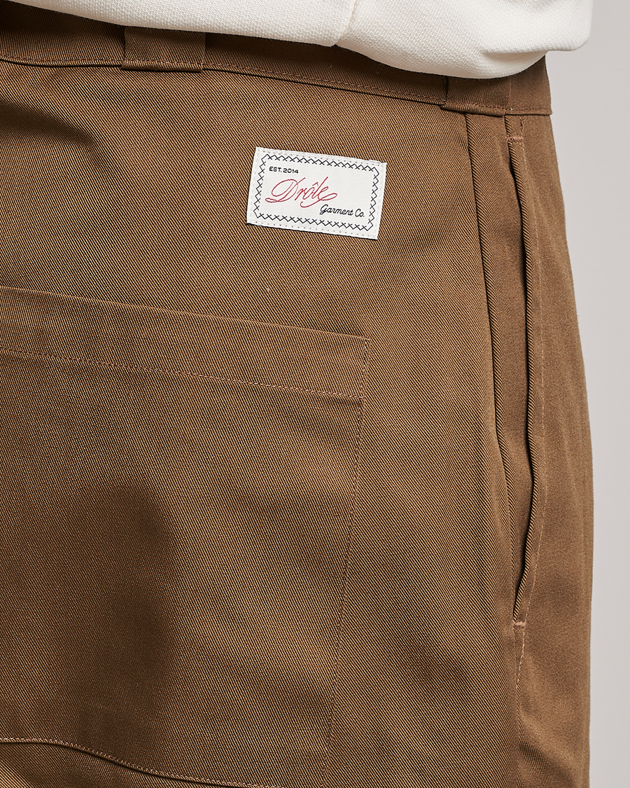 Herr | Byxor | Drôle de Monsieur | Twill Pants Brown