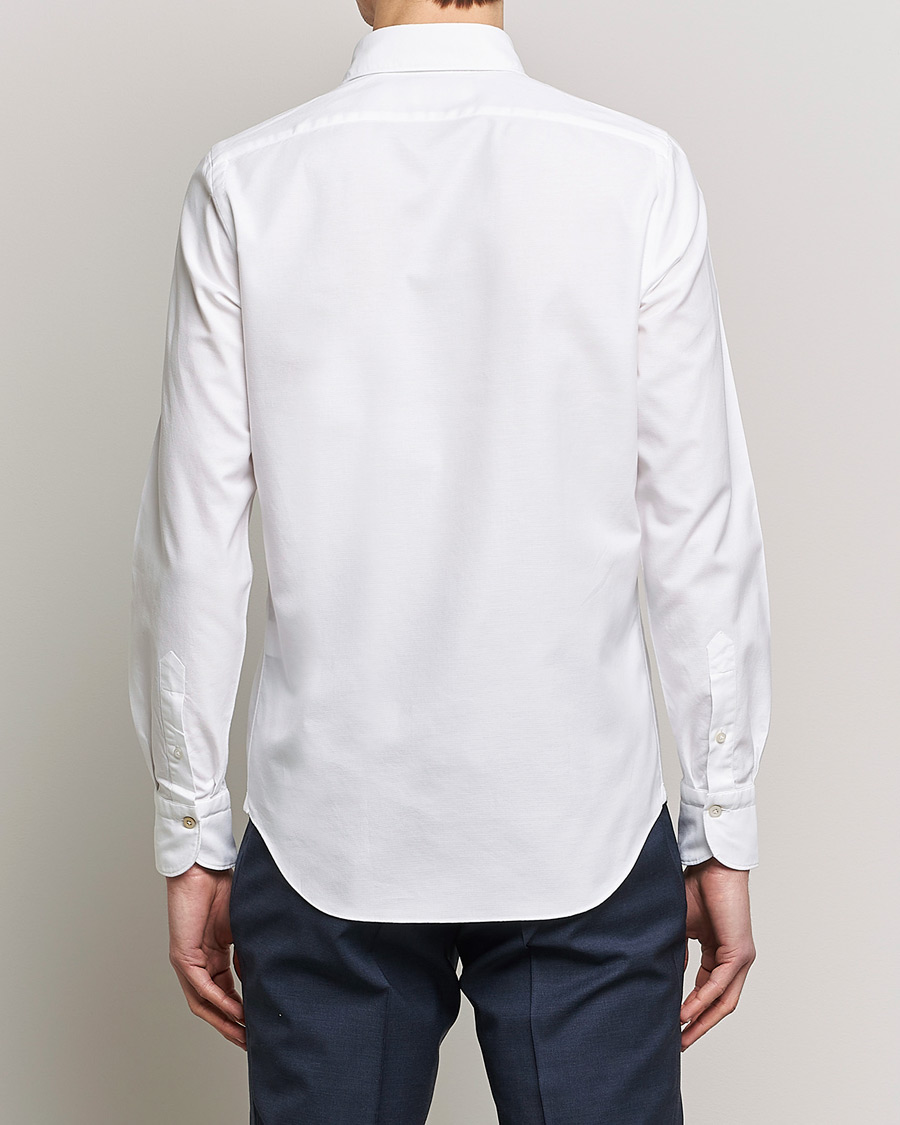 Herr | Skjortor | Finamore Napoli | Tokyo Slim Chambray Shirt White