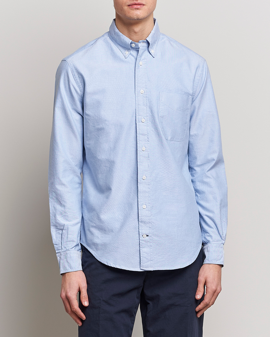 Herr |  | Gitman Vintage | Button Down Oxford Shirt Light Blue