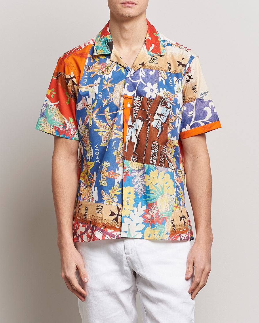 Herr | Skjortor | Gitman Vintage | Aloha Quilt Camp Shirt Multicolor