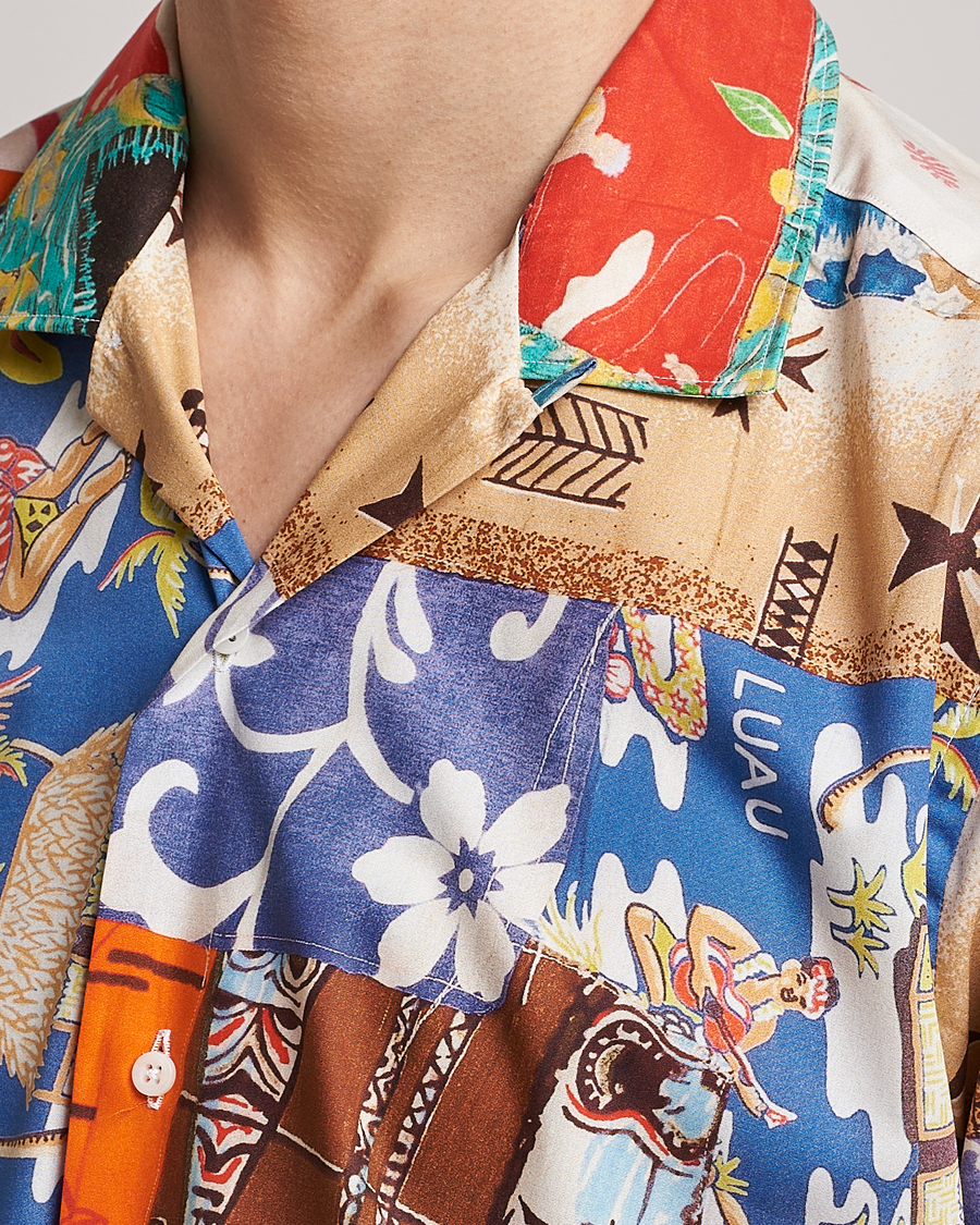 Herr | Skjortor | Gitman Vintage | Aloha Quilt Camp Shirt Multicolor