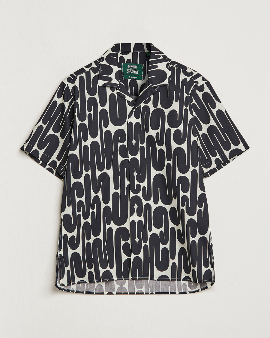 Herr | Skjortor | Gitman Vintage | Alexander Girard Camp Shirt Black/White