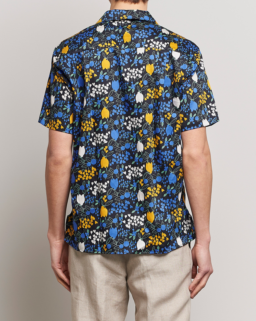 Herr | Skjortor | Gitman Vintage | Tulip Fields Camp Shirt Blue