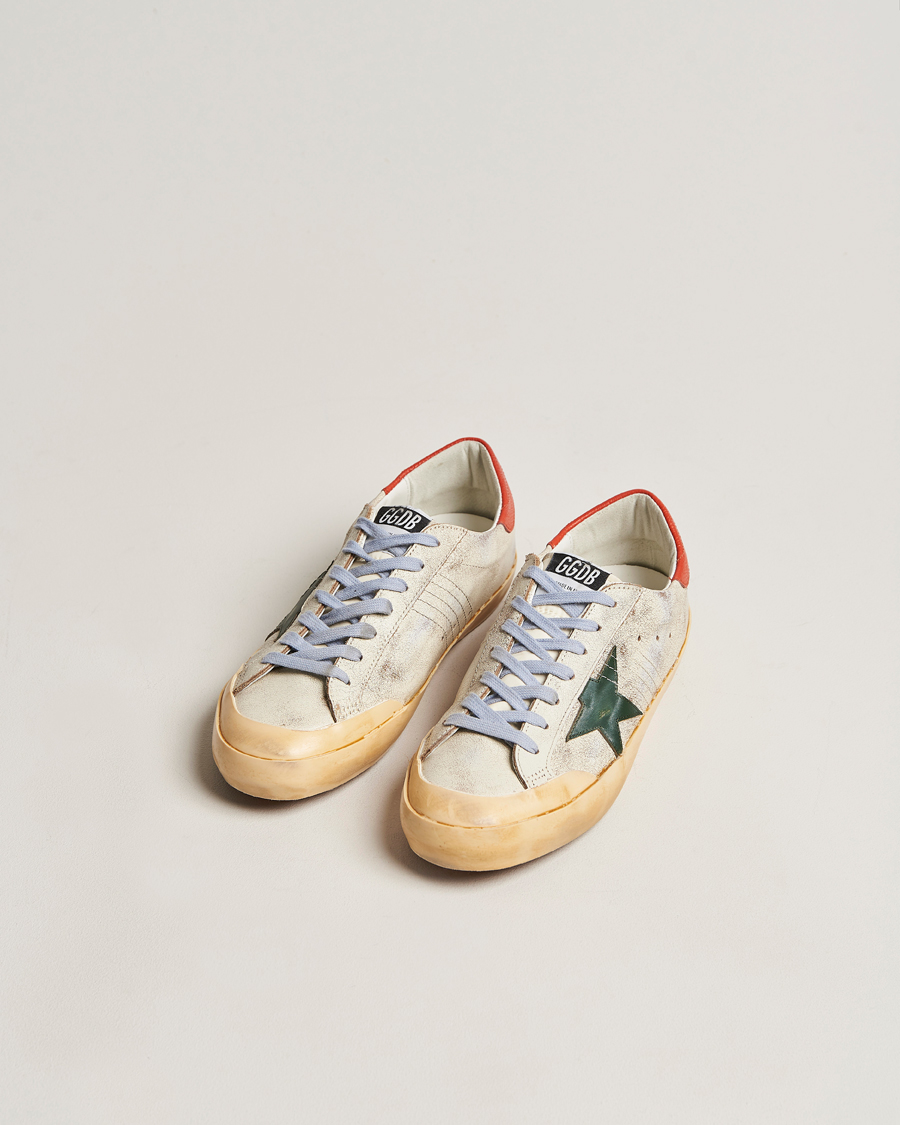 Herr | Golden Goose Deluxe Brand Super-Star Sneakers White/Orange | Golden Goose | Deluxe Brand Super-Star Sneakers White/Orange