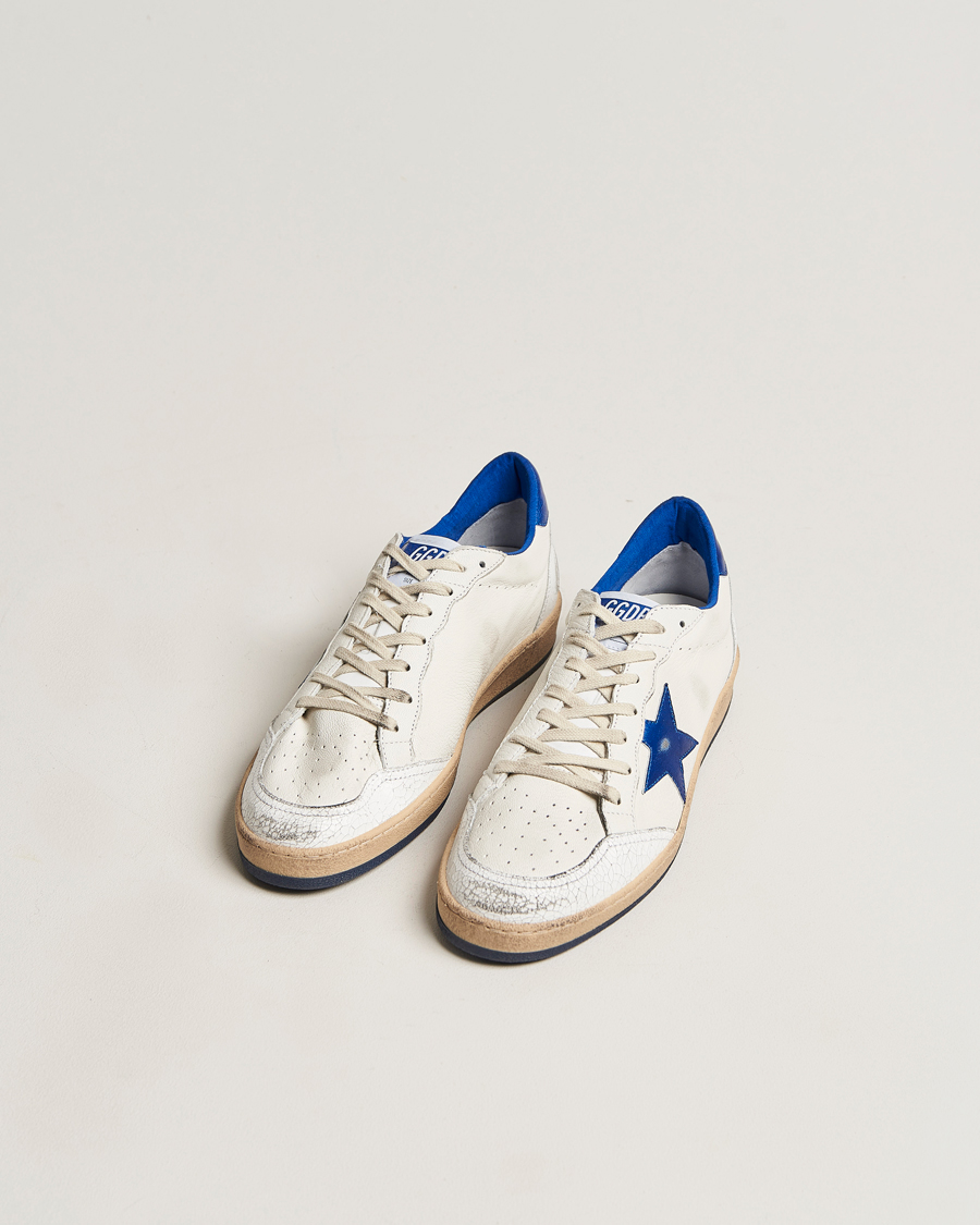 Herr |  | Golden Goose Deluxe Brand | Ball Star Sneakers White/Blue 