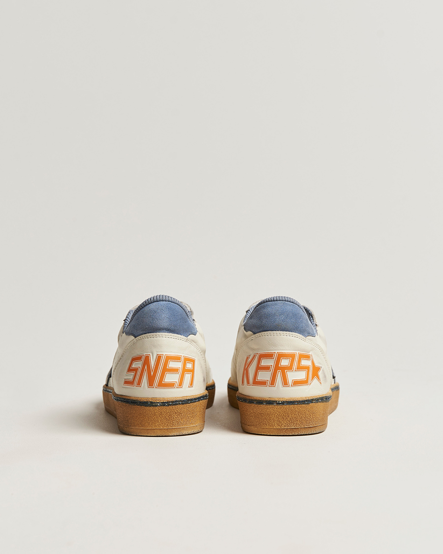 Herr | Golden Goose Deluxe Brand Ball Star Sneakers White/Powder Blue | Golden Goose | Deluxe Brand Ball Star Sneakers White/Powder Blue